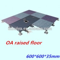 Raised access flooring with OA